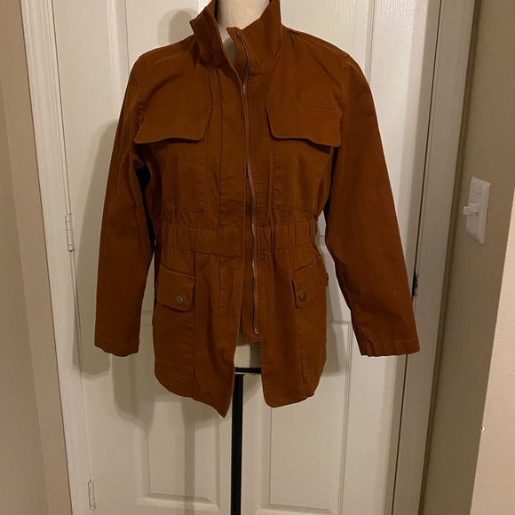 Banana Republic Rust/Brown Utility Jacket M NWT - Picture 5 of 5
